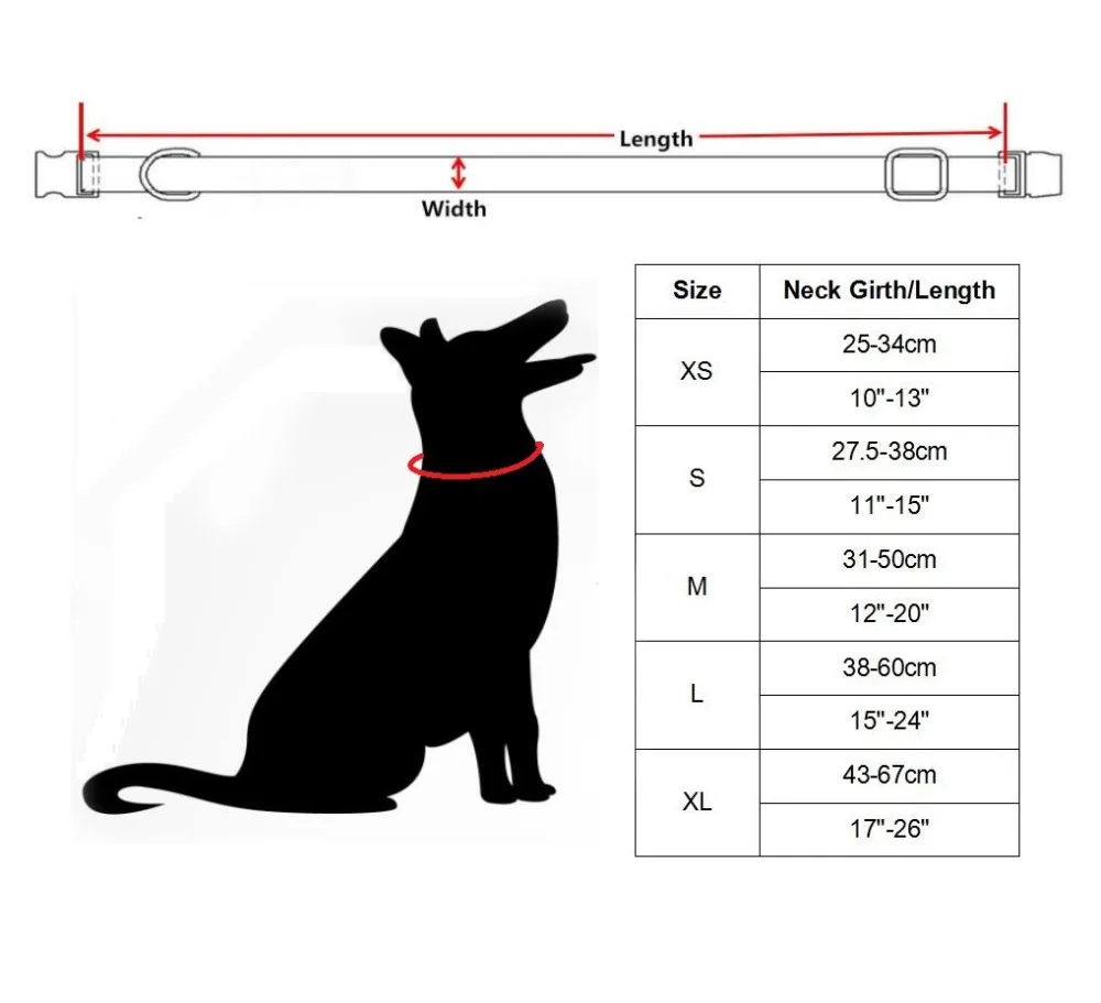 Dog Leash Size Chart