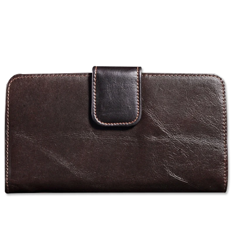

Men Wallet Cowhide Genuine Leather Purse Money Clutch Coin Holder Credit Card Phone Long Money Dollar Price 2017 Male Wallets