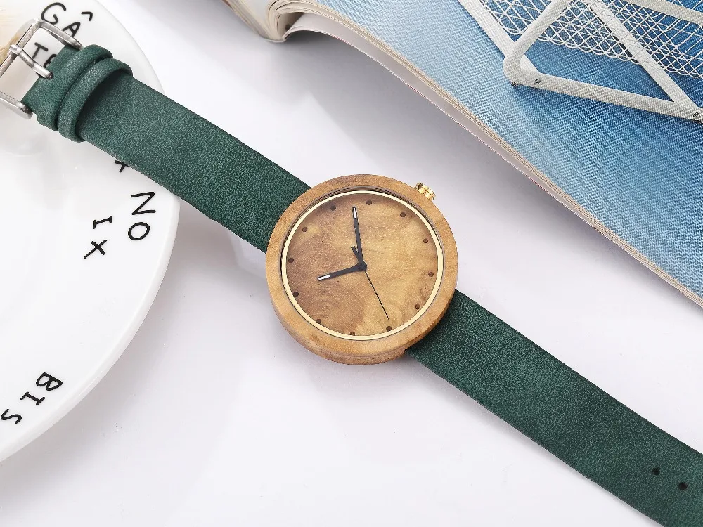 Новейшие стильные деревянные часы для мужчин и женщин, деревянные наручные часы из воловьей кожи с ремешком для мужчин и женщин, спортивные кварцевые часы, часы Relogio Masculino