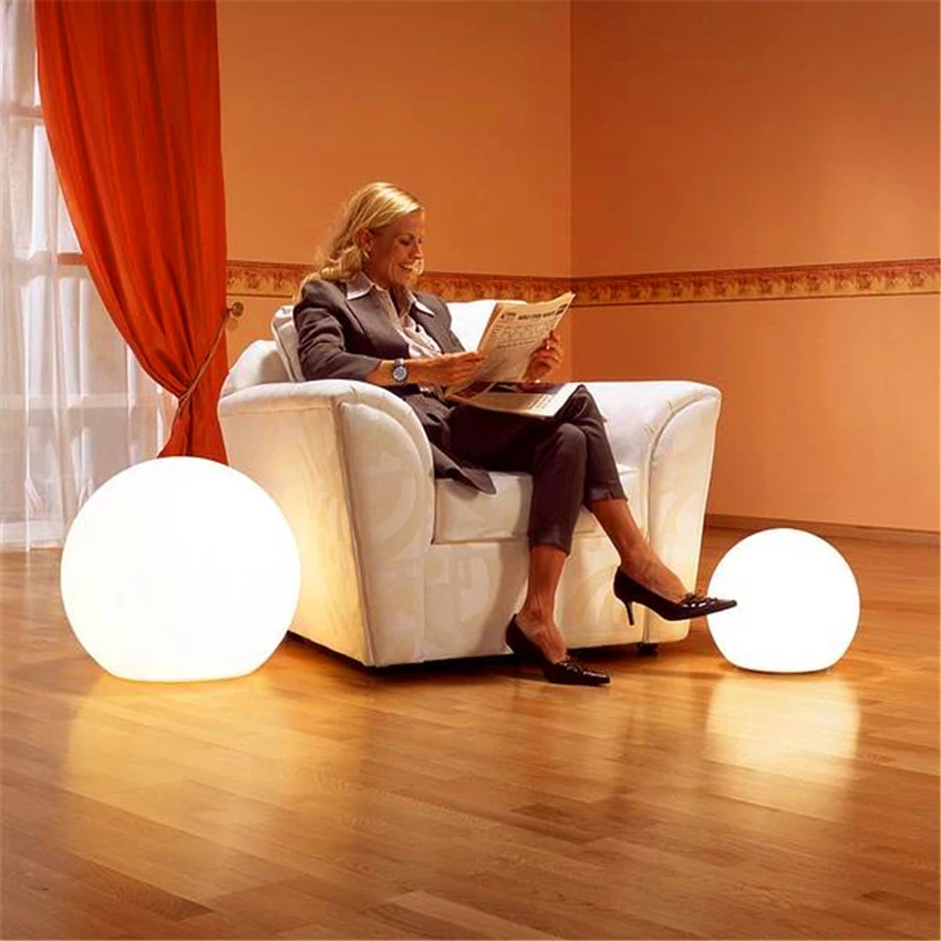 Luzes de Assoalho Decoração da Casa em pé Lâmpadas para Sala Bola Quarto Cabeceira Remoto Lâmpada Stands Iluminação Interior Estar Pvc 20 remoto decoração da casa em pé lâmpada