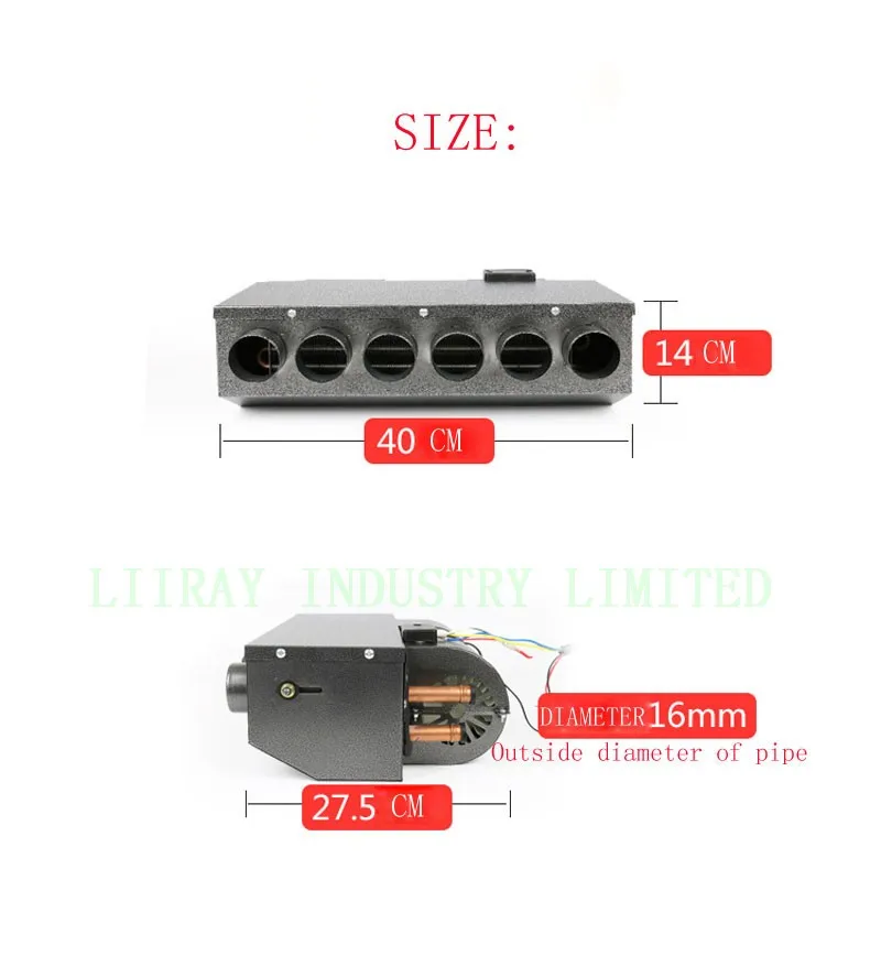 Авто кондиционер a/c нагреватель/404 сантехника испаритель с электрическим подогревом блок для микроавтобуса, грузового автомобиля 12 v/24 v со стальной корпус