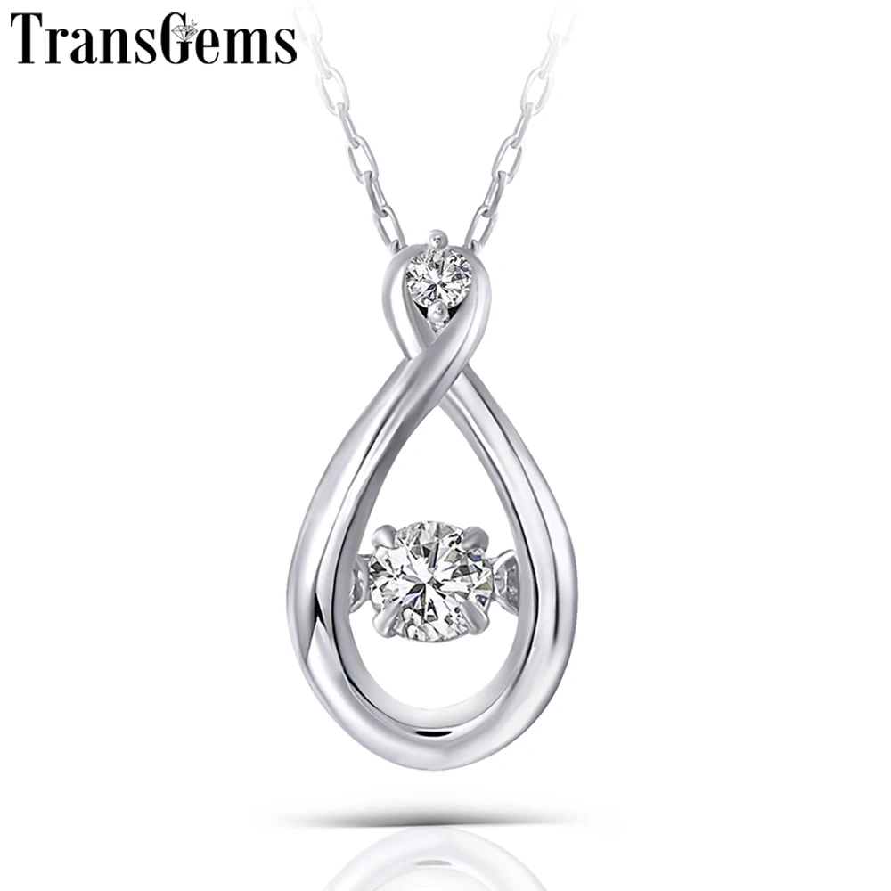 moissanite pendant necklace (1