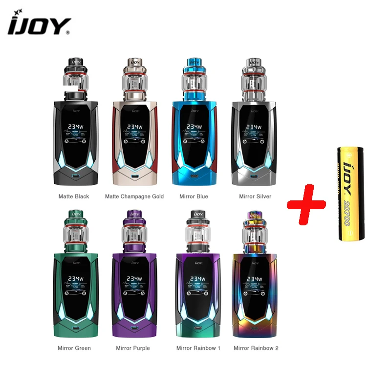 Original IJOY Avenger 270 Kit 234W with 18650 battery Avenger Box Mod 4.7ML AVENGER SUBOHM Tank Electronic Cigarette Vape Original IJOY Avenger 270 Kit 234W with 18650 battery Avenger Box Mod 4.7ML AVENGER SUBOHM Tank Electronic Cigarette Vape