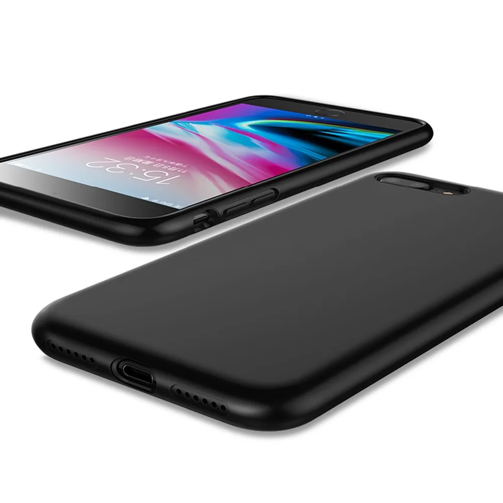 Luxury Silicone TPU Phone Cases for iphone8 8 Plus Ultra Thin Matte Case for iphone 8 8 Plus 7