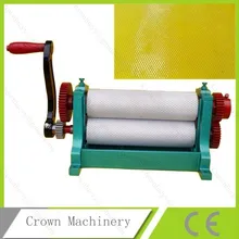 Высококачественная основа пчелиный воск листовая мельница машина 86*310 мм