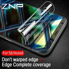 ZNP 3D изогнутая мягкая защитная пленка для samsung Galaxy S8 S8 Plus Note 8 Защитная пленка для экрана для samsung S7 S6 Edge(не стекло