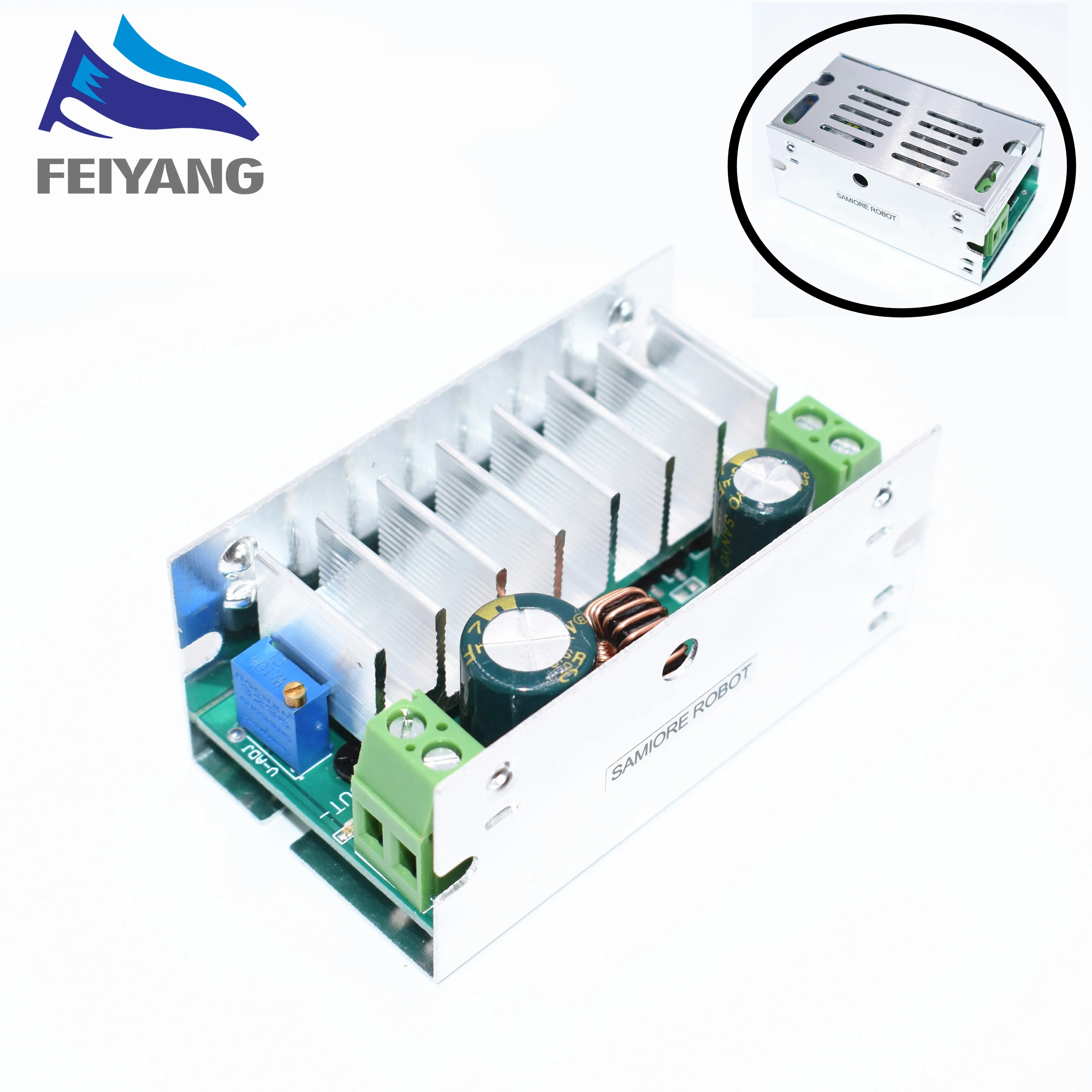

200W DC-DC Boost Converter 6-35V to 6-55V 10A Step Up Voltage Charger Power with Shell MODU
