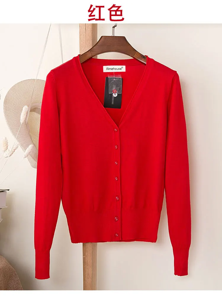 Baharcelin-여성 풀 슬리브 니트 스웨터, 27 색상, 3XL, 4XL, 빅 사이즈, 가을 니트 가디건, O 넥 기본 가디건 탑스