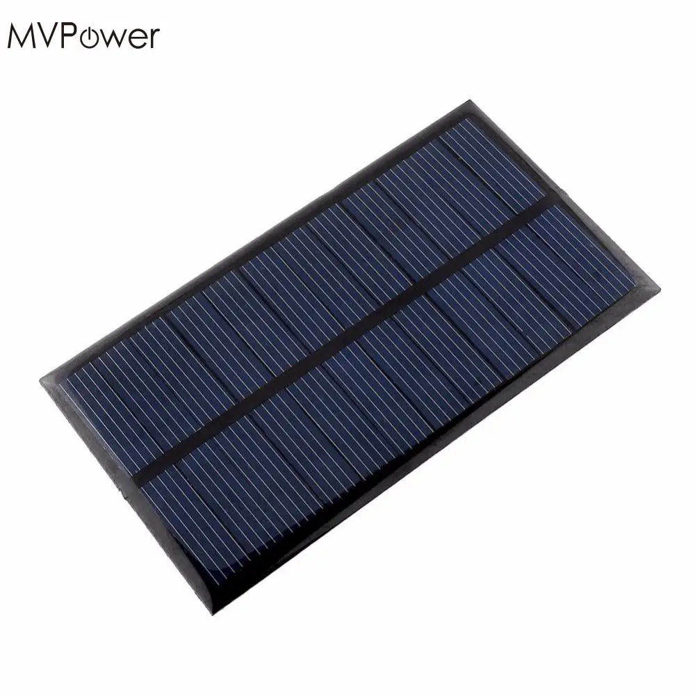 Портативный мини аккумулятор MVpower 6 в 1 Вт панель солнечной энергии модуль системы