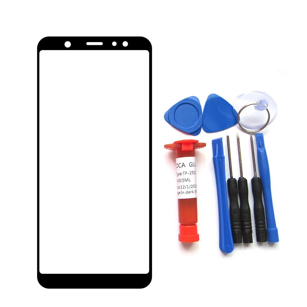 Внешнее стекло для объектива Samsung Galaxy A50 A30 A20 A10 A60 A70 A80 Черный сенсорный ЖК экран