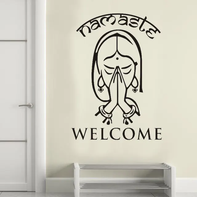 Welkom indian yoga patroon deur stickers muur woonkamer ... Welkom indian yoga patroon deur stickers muur woonkamer ...