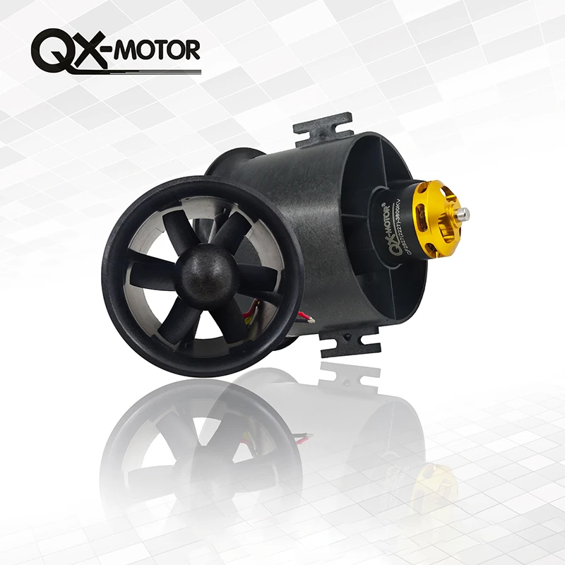 QX двигатель 70 мм 6 лезвий Ducted Fan EDF с 2827 KV2300 KV3500 KV3800 бесщеточный для