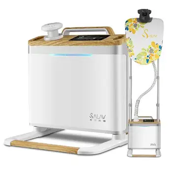 

2-In-1 Garment Steamer Anion Thermal Humidification Air Purifier Intelligent 9 Steam Level Control Panel Rotary Ironing Board