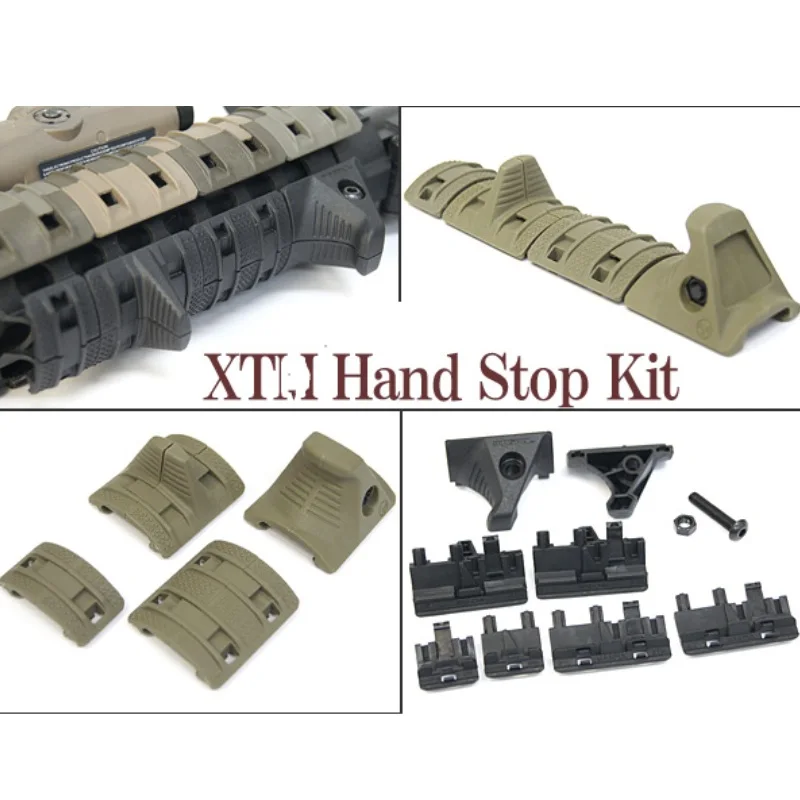 

Airsoft Tactical Hand Stop Kit Picatinny Weaver Rail Panels Handguard Rail Cover Panel Hunting Rifle Gun Accessories