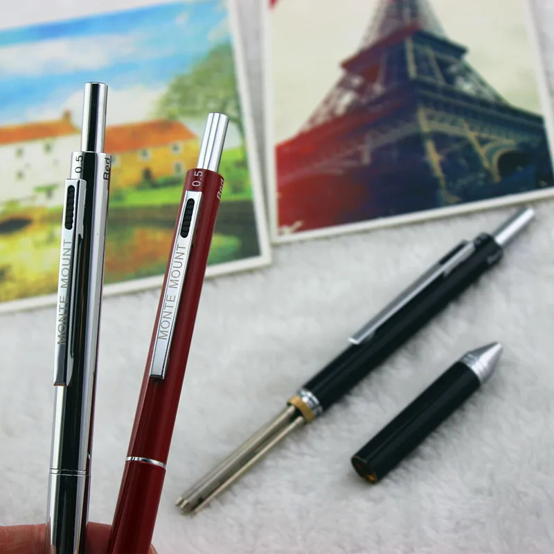 

4 in 1 Metal Ball Pens Multifunctional ballpoint pen silver metal pens Available,good quality with factory price