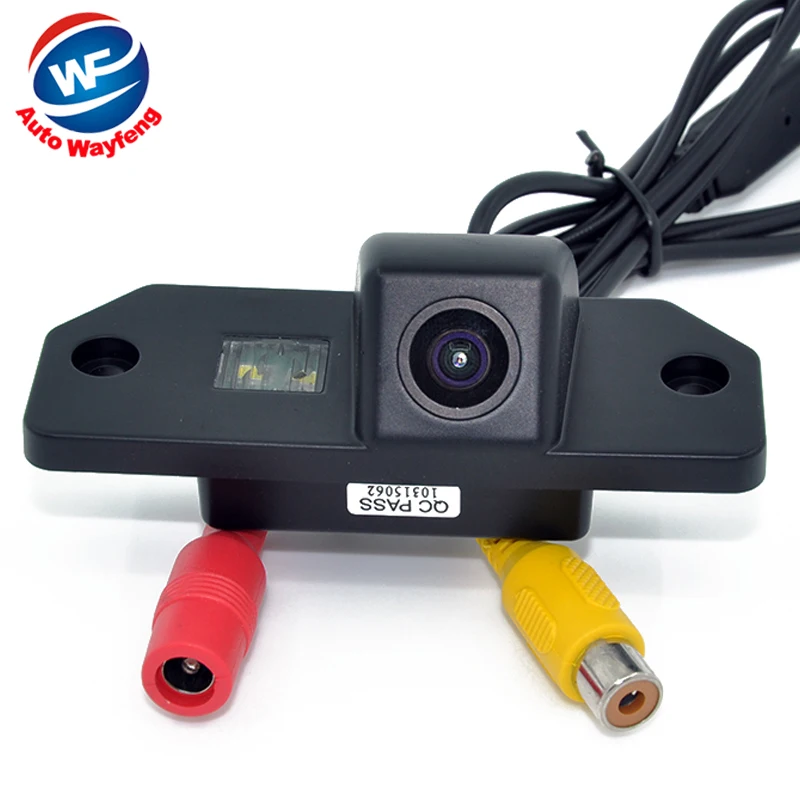 CCD HD grandangolare di Rearview dellautomobile di sostegno della macchina fotografica Per il parcheggio Ford Focus VW universale auto retrovisore inverso Camera
