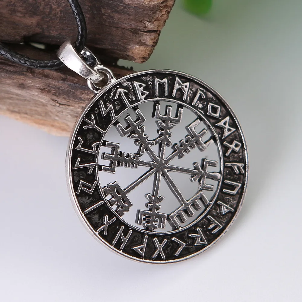 Viking Vegvisir in Rune Round Pendant Vintage Drop Shipping | Украшения и аксессуары