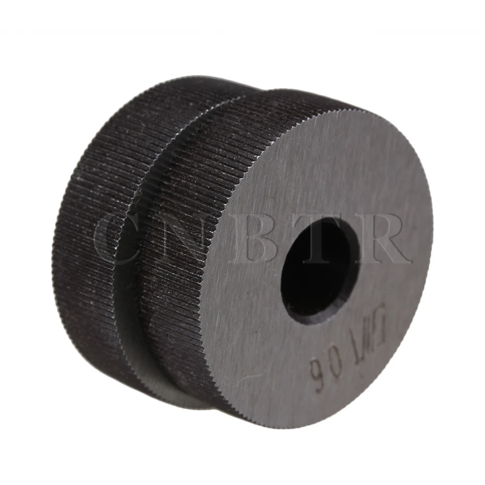 CNBTR Steel 28 x 8mm Single Straight Coarse 0.6 mm Pitch Linear Knurl