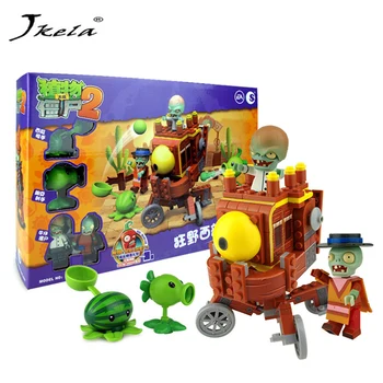 

[New] Plants VS Zombie Future World Pirates Scene Edition Model Building Blocks Bricks Fit it legoINGLY Toys For Chidren Gift