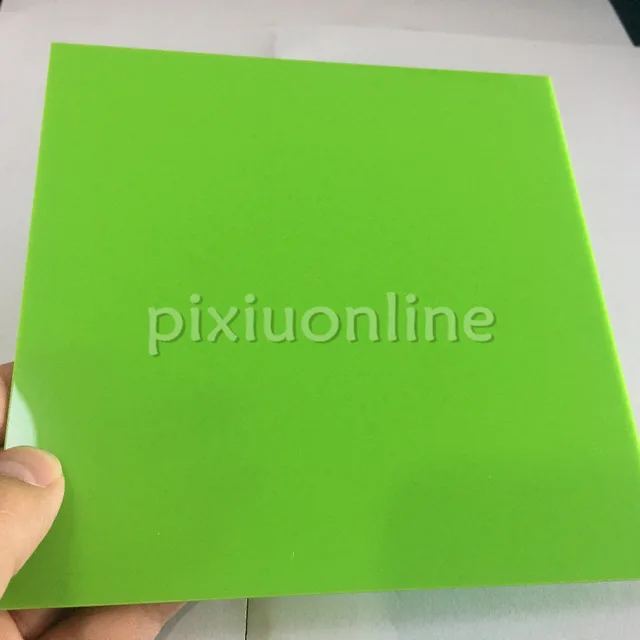1pc J595b Grass Green Color Opaque Acrylic Board Non transparent