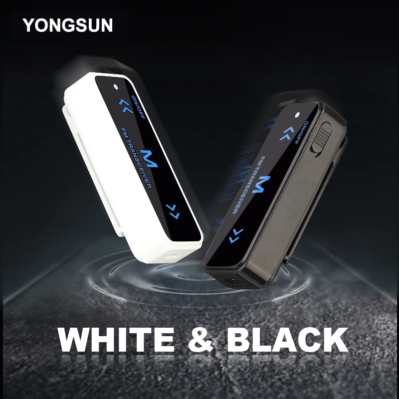 YONGSU Mini Professional Walkie Talkie 0.5W UHF 400-480MHz PTT Portable Ultra-Slim Two Way Radio Interphone With Headset 2PCS