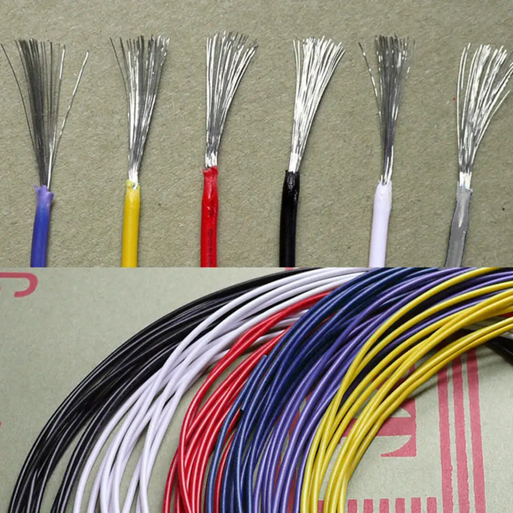 10 м 24AWG UL1007-24awg электрический шнур огнестойкая Луженая Медь одножильный электронный изолированный провод