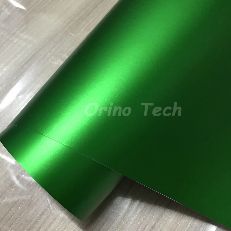 Apple Green Metallic Chrome Vinyl Film-1