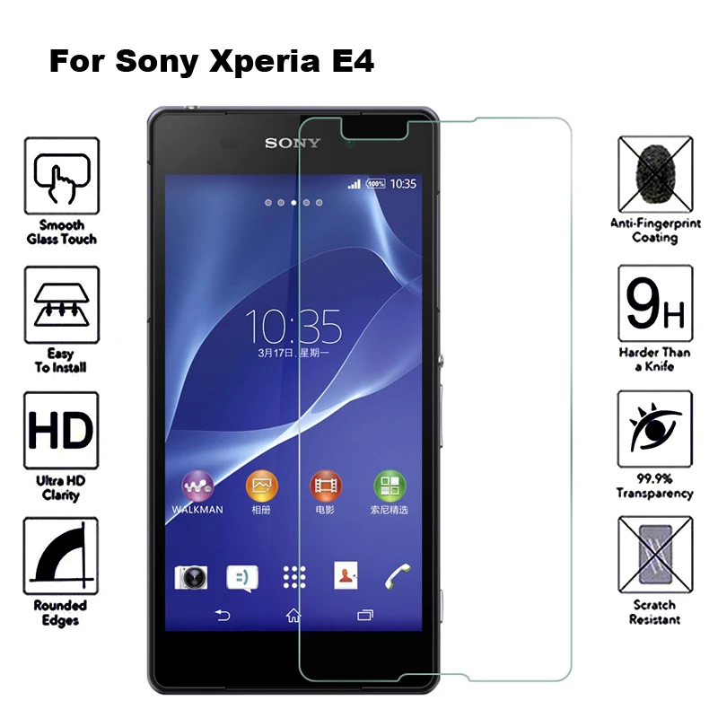 2 шт. закаленное стекло для Sony Xperia Z5 E6603 E6633 E6653 E6683 Dual Z 5 Защита экрана 9H Передняя ЖК