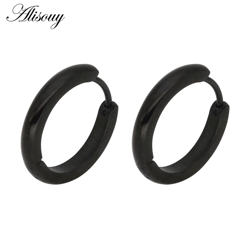 Pendientes de moda LUBINGSHINE para mujer joyería para hombre pendientes de aro circulares de HON Pendientes de moda LUBINGSHINE para mujer joyería para hombre pendientes de aro circulares de HON