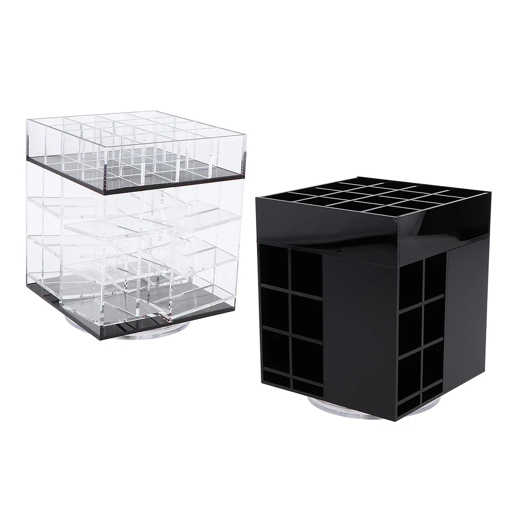 Chic Tower Lipstick Set Organizer Alotpower Acrylic Lip Balm Storage Case 40 Lip Stick Holder Space Wonderful Gift