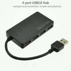 4 Скорость порты и разъёмы USB 3,0 Multi HUB Splitter расширения портативных ПК Кабель-адаптер конвертер данных зарядное устройство кабель