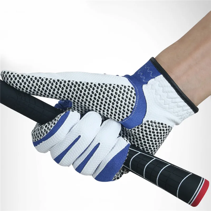 Перчатки Для Гольфа PGM мужские Зимние перчатки для гольфа мужские перчатки из волокнистой ткани противоскользящие дышащие мужские перчатки для гольфа левая рука одежда одиночные перчатки для гольфа
