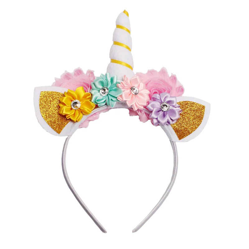 Pastel Rainbow Girls Unicorn Tutu Dress Princess Flower Girl Party Dresses with Headband Kids Birthday Halloween Unicorn Costume (11)