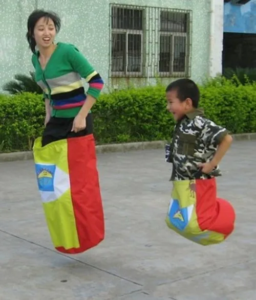Fun Outdoor Jumping Bag Kids S Toy Sport High Quality Fun Outdoor Jumping Bag Kids S Toy Sport High Quality Oxford Cloth Sack Race School Activity Balance Training Tool In Sports From Toys