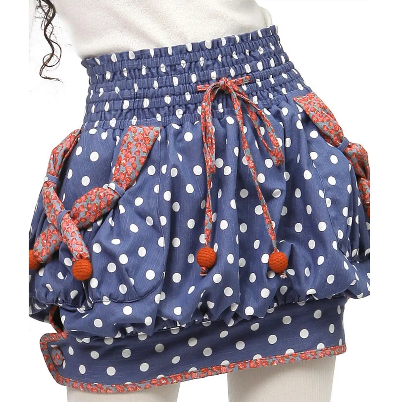 

2018 Autumn Plus Size 6XL 5XL 4XL Polka Dot Pattern Bud Lantern Cosplay Cute Jeans Denim Female Designs Mini Short Skirts Womens