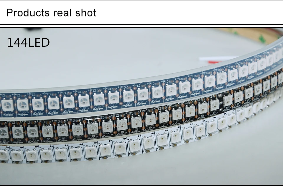 DC 5 В WS2812 2812B IC 5050 RGB полоса Адресуемая 30 60 144 светодиодов/м Светодиодные пиксели полоса 1 IC контроль 1 Светодиодные лучи IP33 IP65 I67