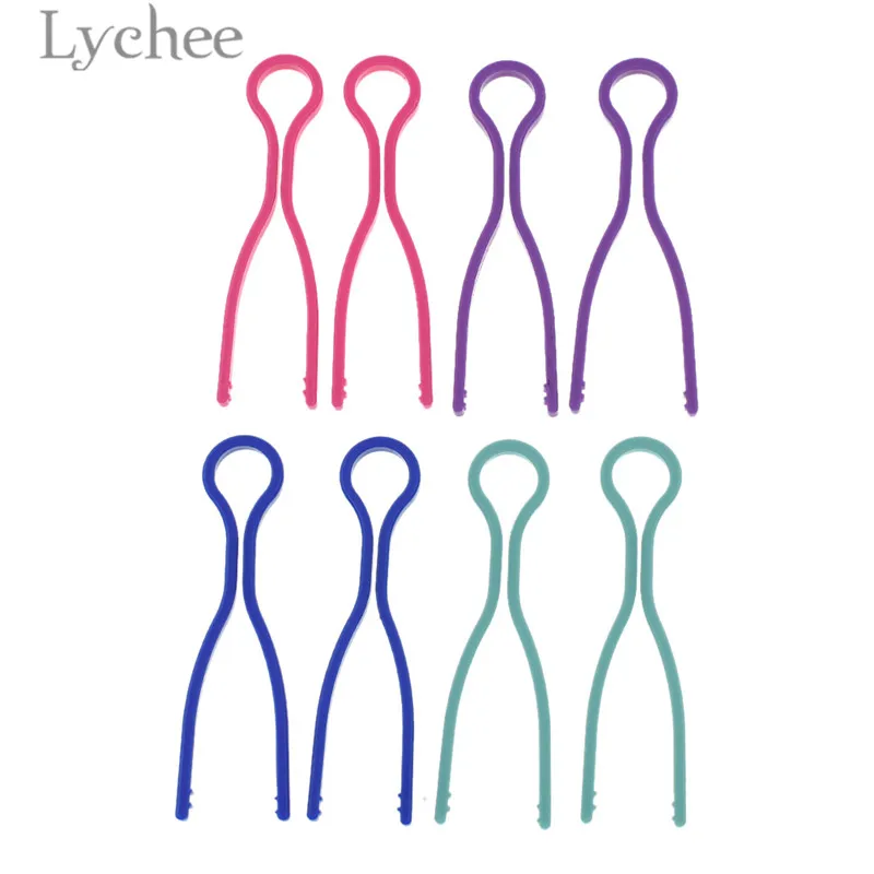 Lychee 30pcs Bobbin Spools Holder Clips Plastic Bobbin Thread Clip