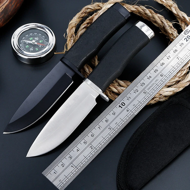Высокое качество прямой нож для выживания походные ножи охотничий нож для использования на открытом воздухе инструмент оболочка EDC инструменты