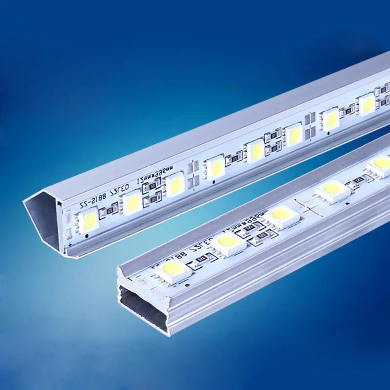 Fanlive 20 шт./лот 1 м оптовая продажа 12 в 72 * SMD 5050 Светодиодная панель 100 см Жесткая