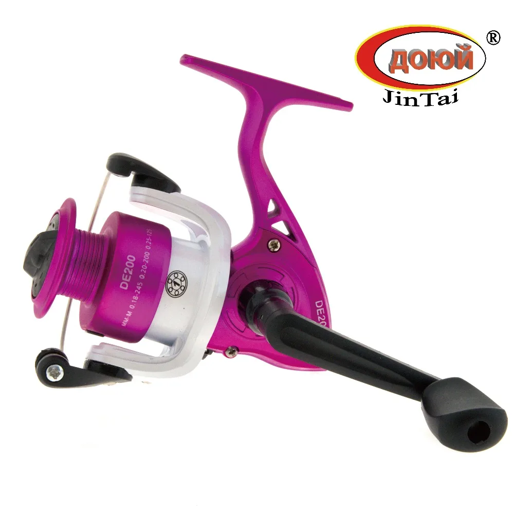 

JINTAI FISHING REELS CODE DE-200 BALL BEARING 1/2 BB GEAR RATIO 5.5:1 TYPE PRE-LOADING WHEEL