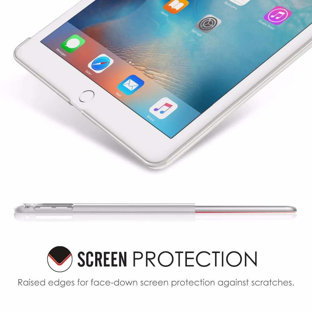 Чехол MoKo для iPad Pro 9 7 дюйма 2016 планшета [не подходит 7] Матовый Прозрачный жесткий