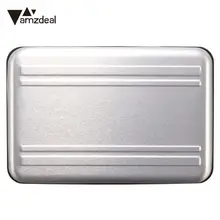 AMZDEAL Портативный чехол для карты памяти Micro SD Держатель водонепроницаемый однослойный алюминиевый 16 слотов для SD/SDHC/SDXC/Micro SD карты