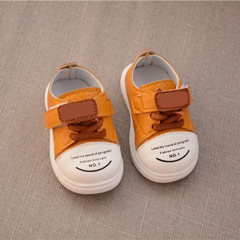 Младенческой ПУ малыша обувь детская мягкая подошва повседневная обувь 2018 Новый детская обувь Детские кроссовки первые ходоки 0-15 м