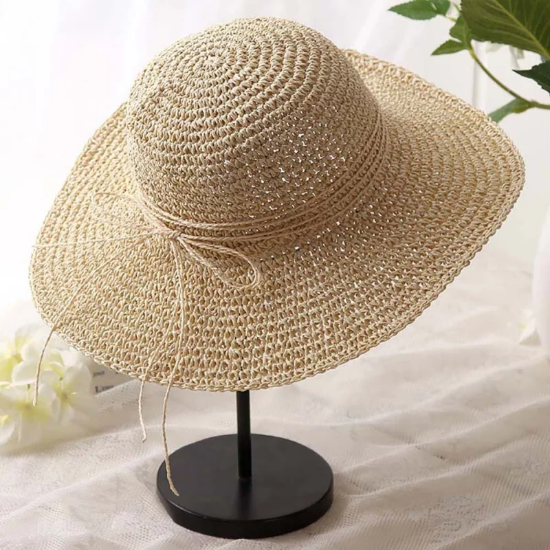 

Women Summer Hats Panama Hat Female Sunscreen Fishing Sport Manual Hat Beach Lady Saves Sun Side Straw Hat 2018