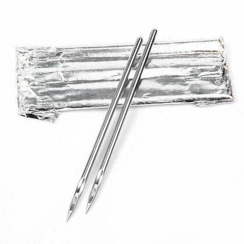 4Pcs Tools Needles Canvas Leather Sewing Awl Hand Stitcher Kit Tools For Shoes Repair Canvas Leather Tent Leather Craft Needle