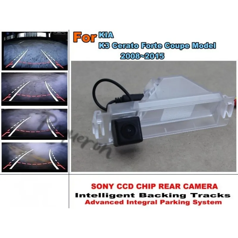 

For KIA K3 Cerato Forte Coupe Model 2008~2015 Intelligent Car Parking Camera / with Tracks Module Rear Camera CCD Night Vision