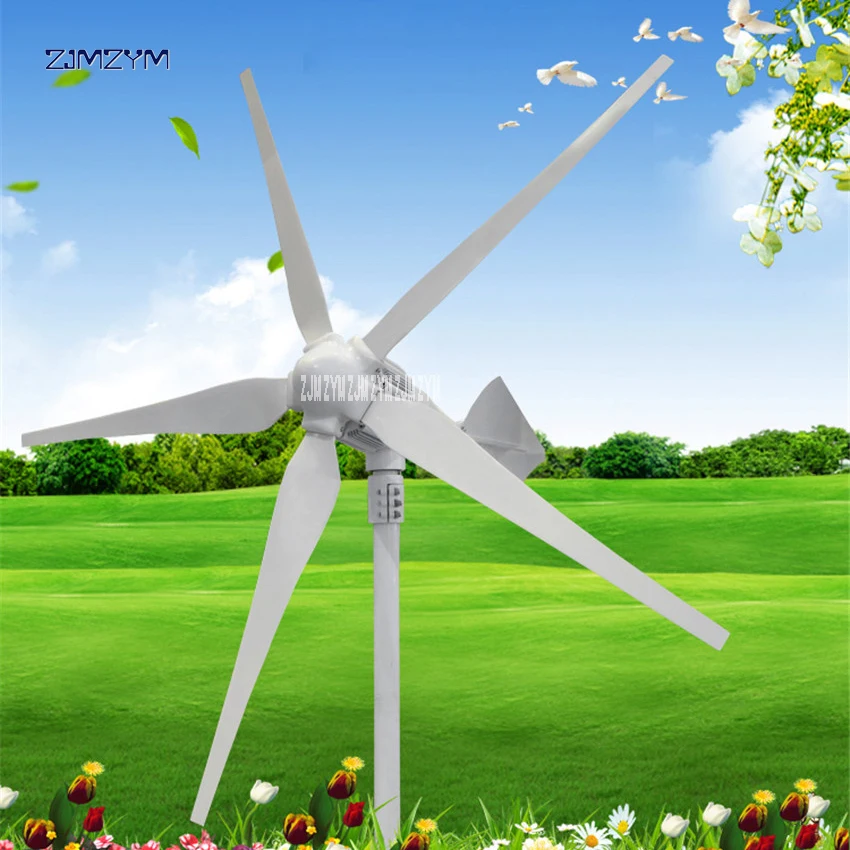 

5 blades wind power generator DC24V/48V 1000W Permanent magnet three-phase alternator Wind Generator Electrical Equipment Z-1000