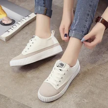 Women Student Platform White Casual Shoes Korean Female Summer All-match Shoes White Shoes Student
