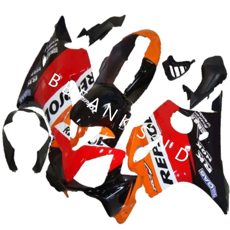 Обтекатели для CBR 600 F4i 04 2004 2005 2006 2007 Honda REPSOL оранжевые красные черные впрыска