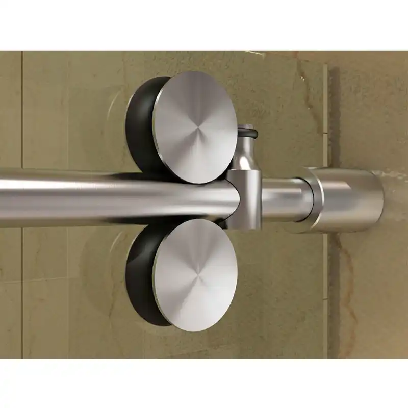 6 6ft Chrome Polished Frameless Sliding Glass Shower Door Track